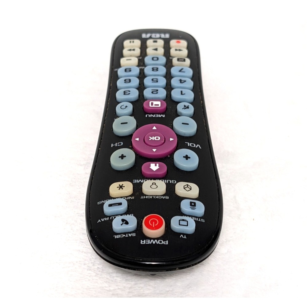 RCA RCR414BHE 4-Device Universal Remote / Streaming Player Compatible - Picture 7 of 11